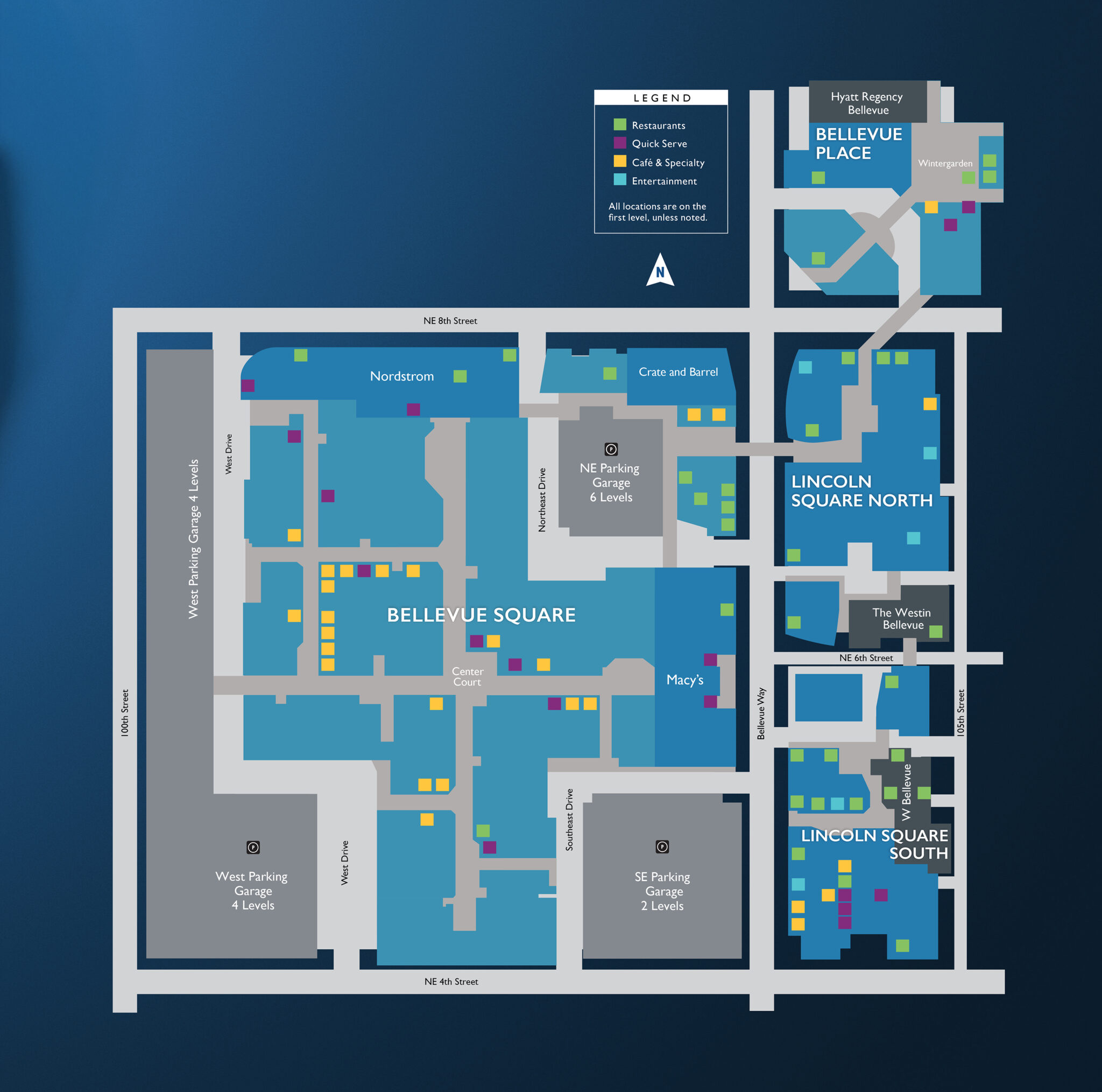 Dining District Map