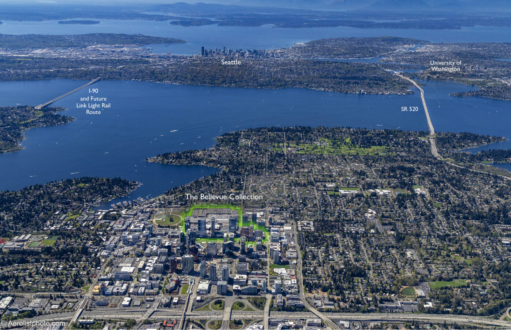 The Bellevue Collection Map